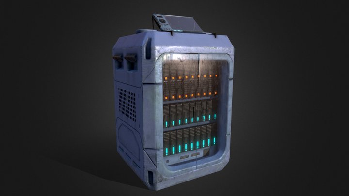 Data Station 3D Model