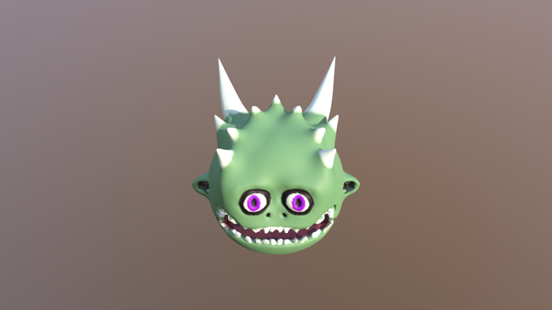monster head but poorly sculpted - 3D model by SingedExplorations ...
