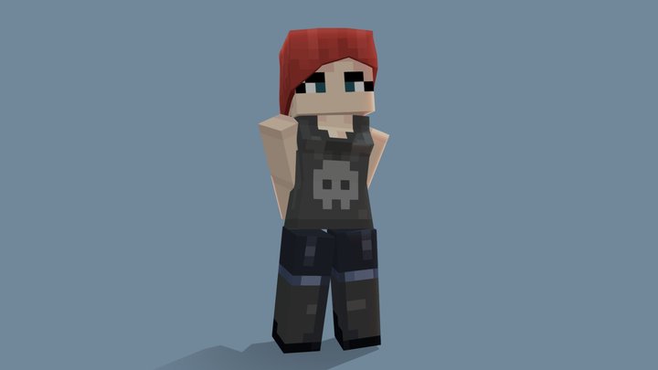 Strange Girl 3D Model