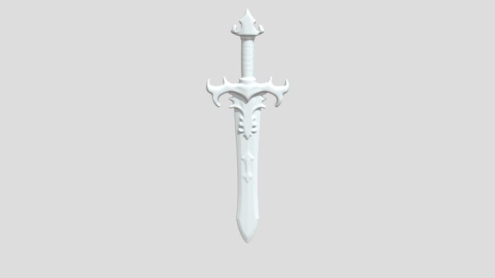 宝剑 a double-edged sword 3D Model
