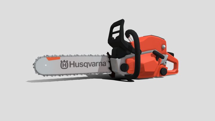 Husqvarna chainsaw 3D Model