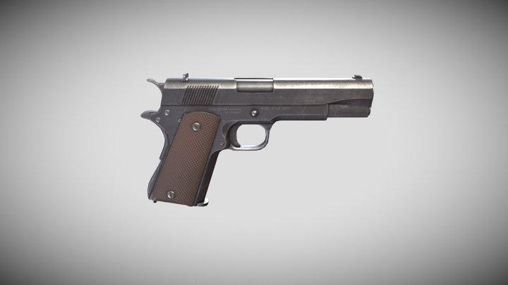 Colt M1911 3d Models Sketchfab 1511