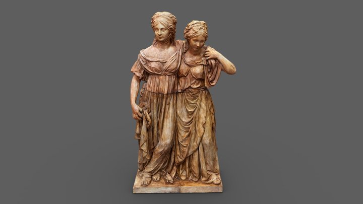 The two princesses 3D Model