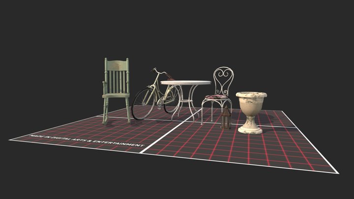 Grandma's house - Texture 2 More detailed props 3D Model