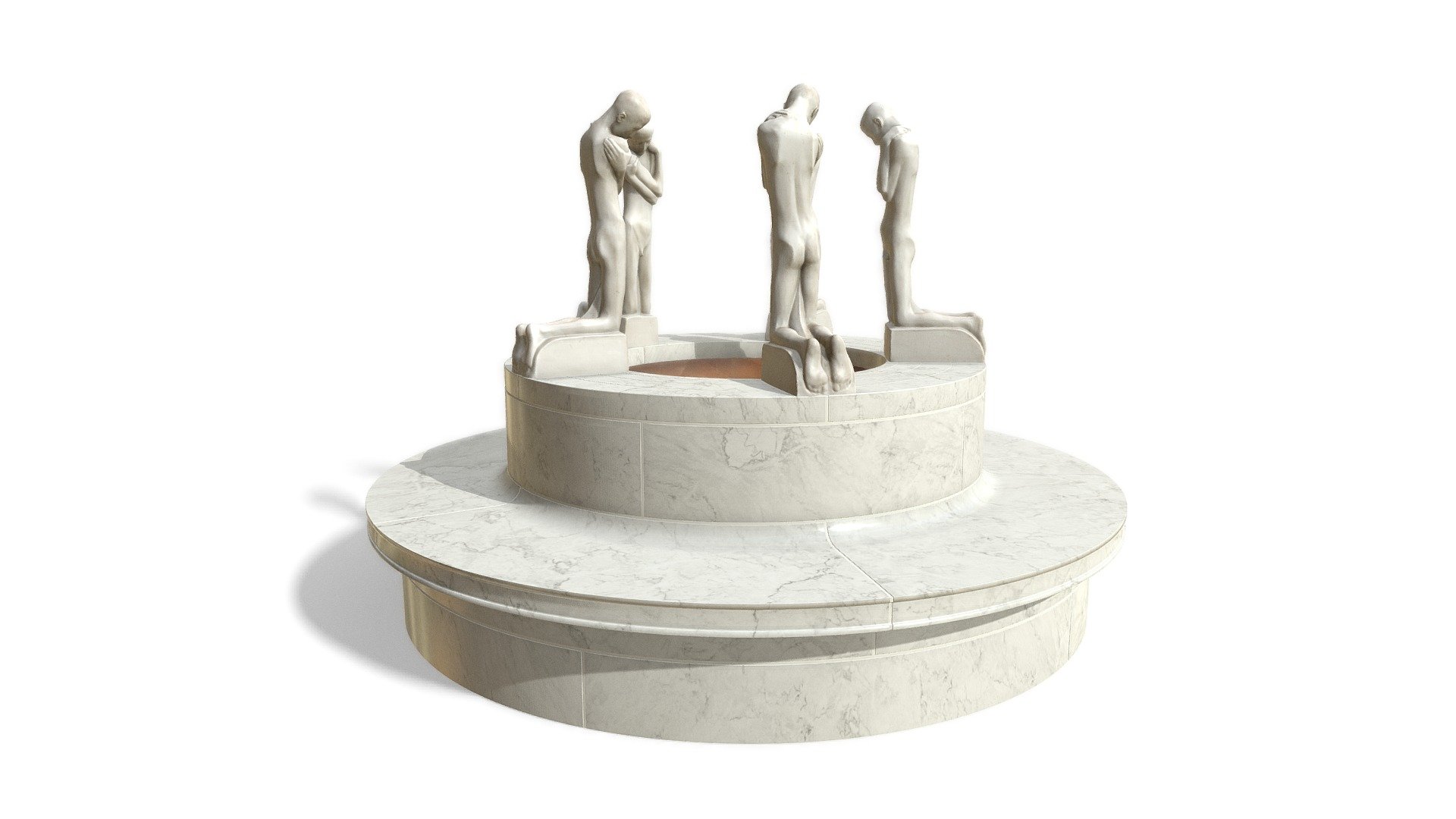Kniende Jüngling Brunnen - George Minne — Sketchfab embed 3D viewer