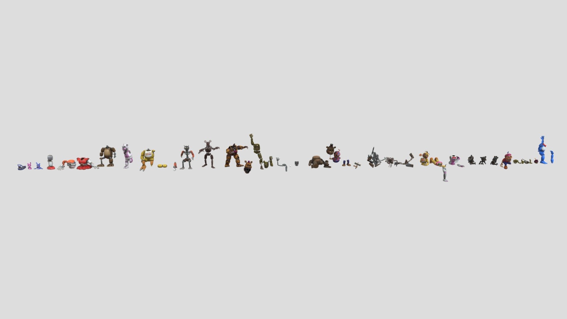 Fnaf Hw Random Animatronic Parts - Download Free 3D model by ...