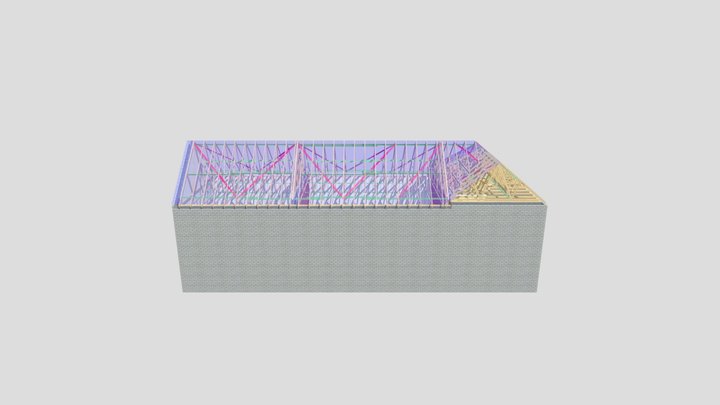 TS1830 - 46-48 Trusses 3D Model