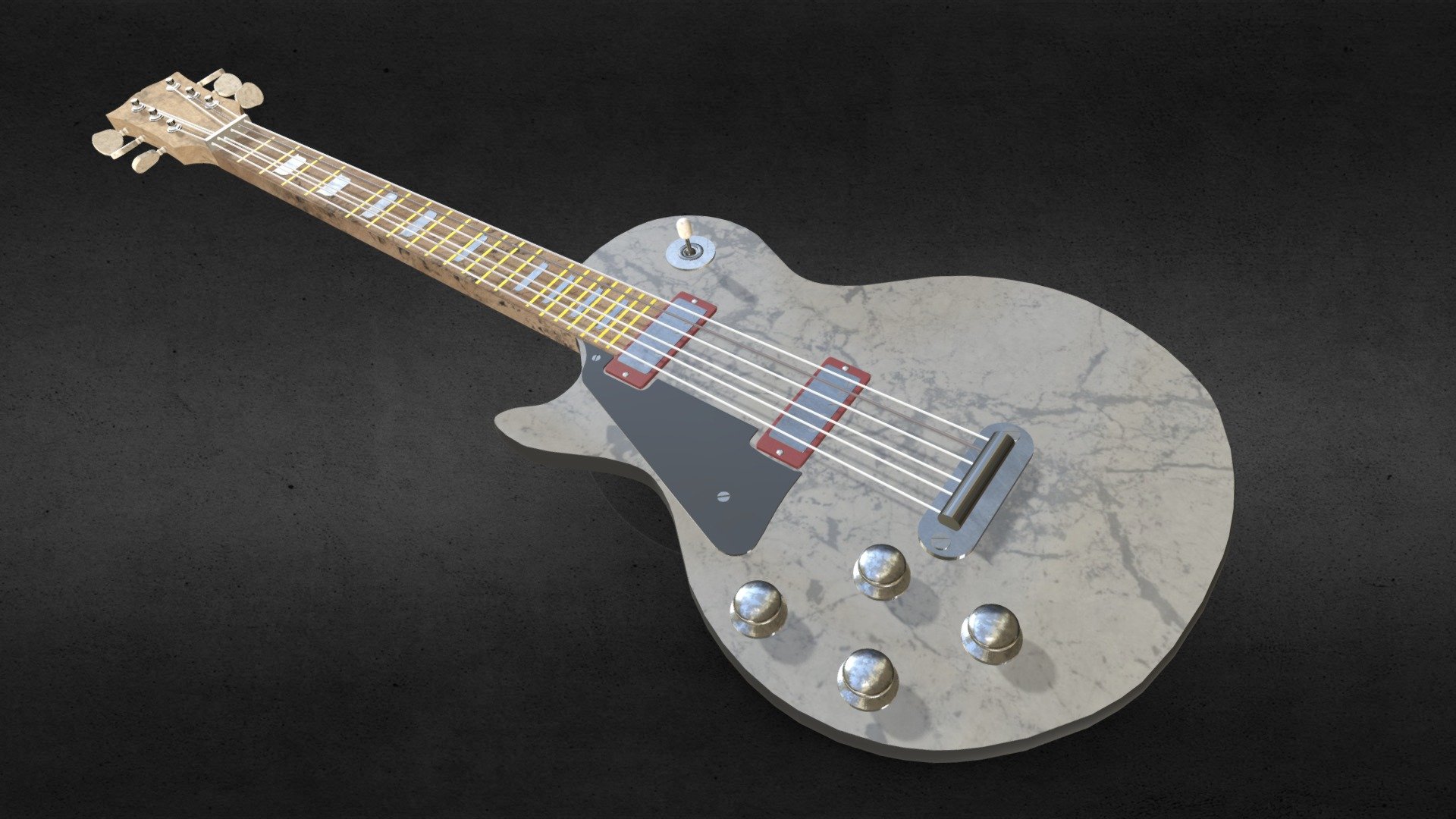 FREE NUDE PBR GUITAR MODEL