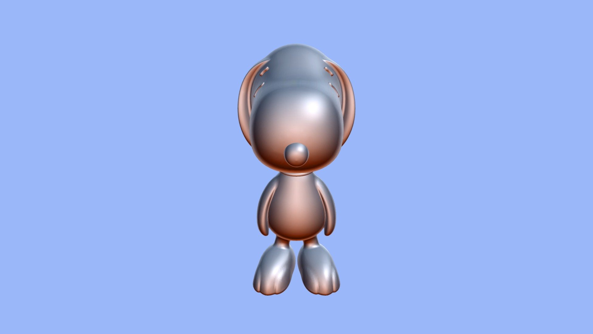 Snoopy — Sketchfab embed 3D viewer