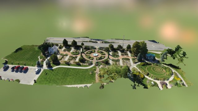 Lincoln, NE Rose Garden 3D Model