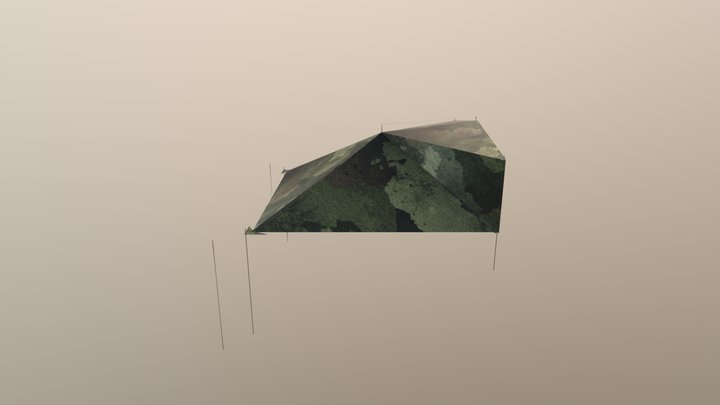 Army tent 3D Model