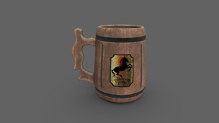 Lord of The Rings Tankard 3D Model