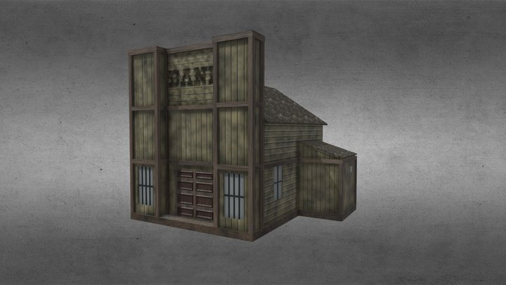 Bank from Old West – Modello 3D gratuito STL