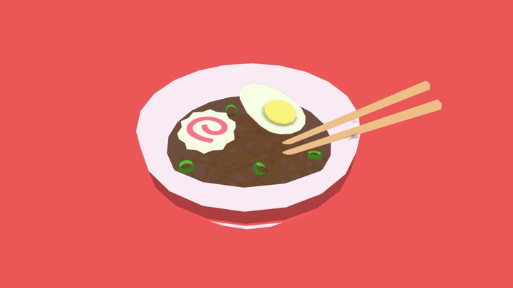 Ramen 3D Model