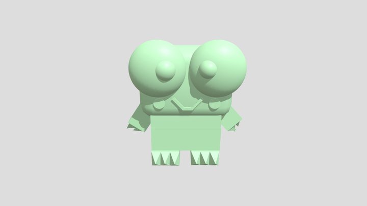 Keroppi Sanrio 3D Model