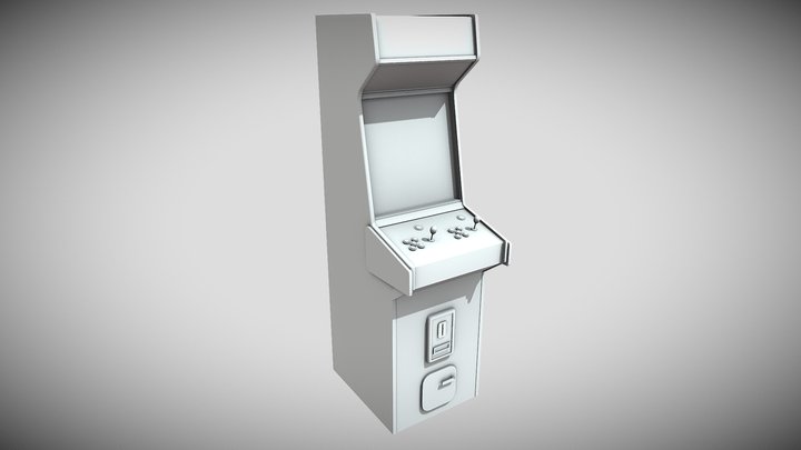 Arcade Game Machine 3D Model