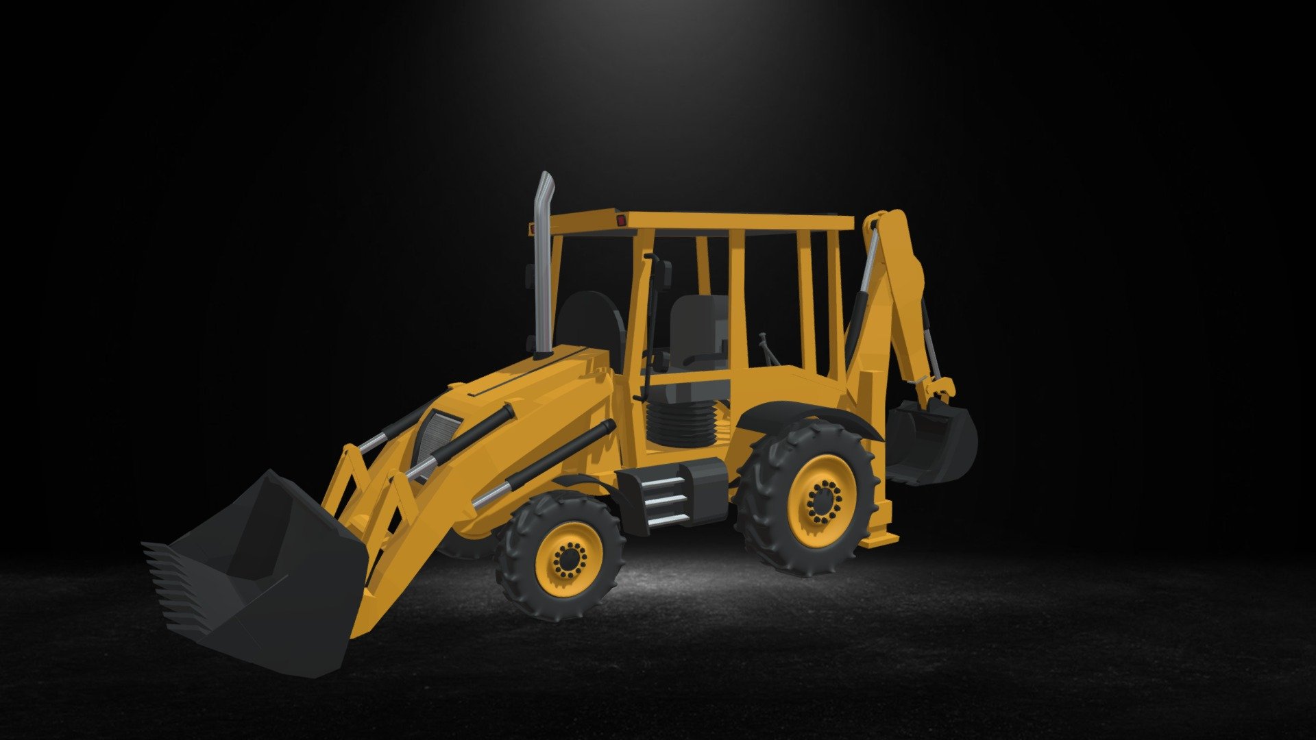Багер - 3D model by 3D animacija (@alekkavcic) [f7c2032] - Sketchfab