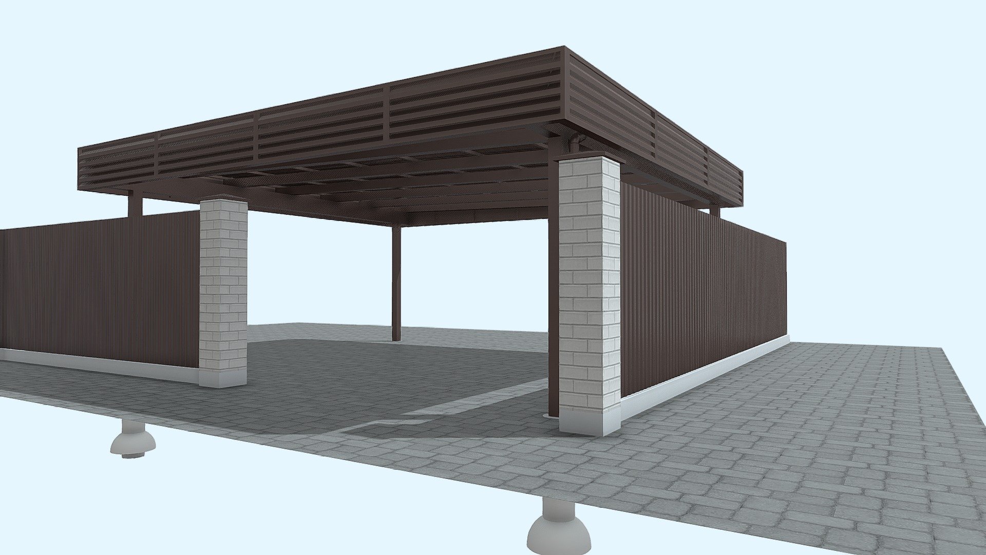 183 Нвес куб с фризом жалюзи — Sketchfab embed 3D viewer