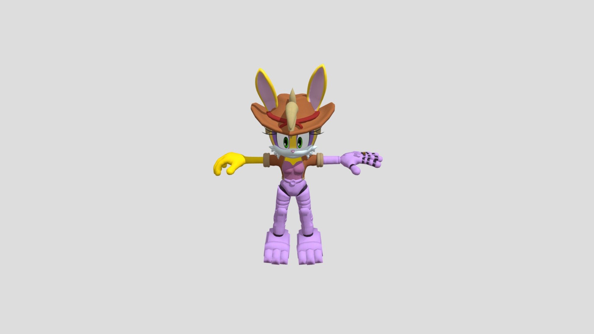 Bunnie Rabbot Classic Download Free 3d Model By Mikomagallona