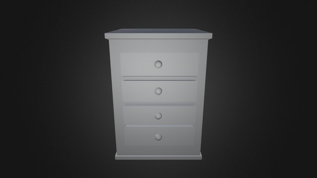 Cassettiera 3D Model