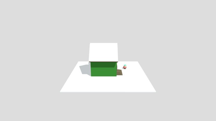 Cartmans House South Park 3D Model