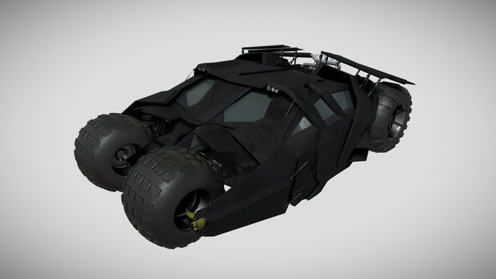 C.Nolan's Batmobile 3D Model