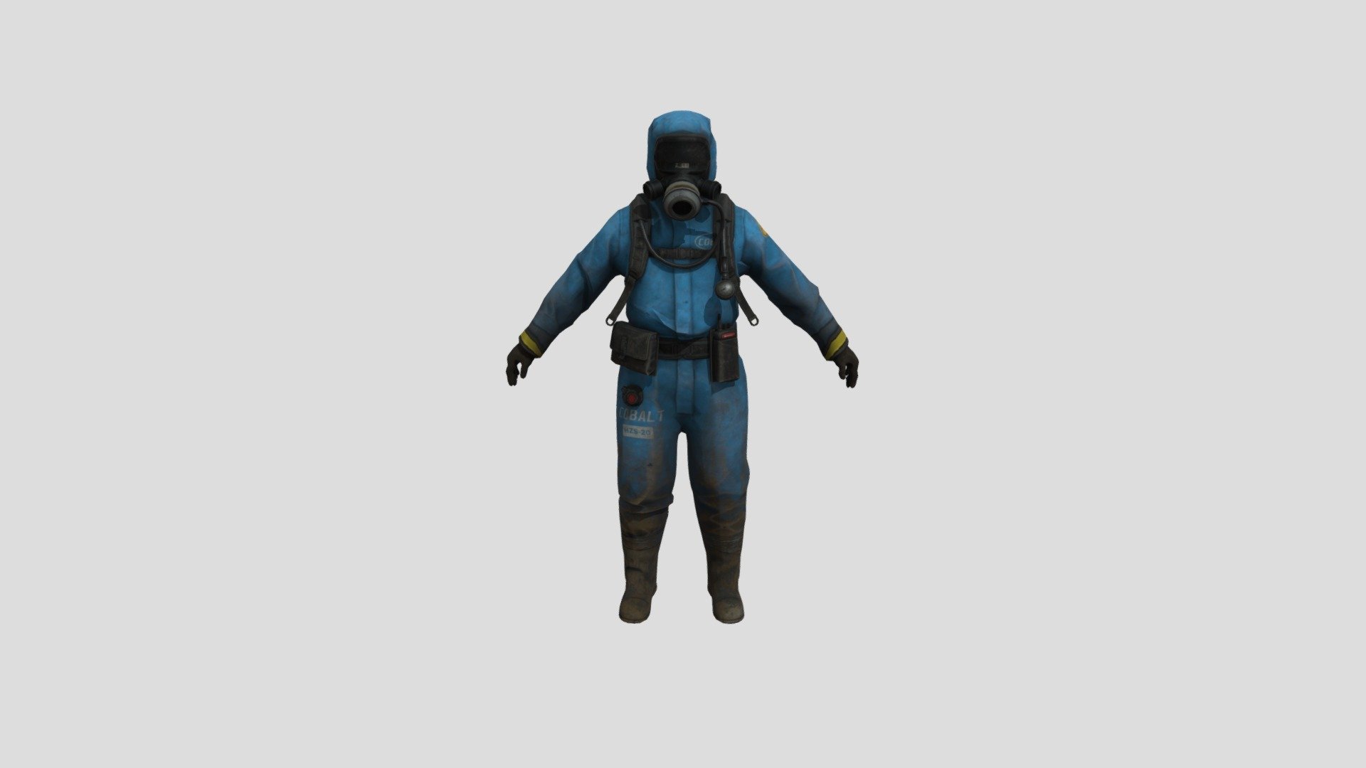 Rust_scientist_blue - 3D model by nighsduas [f7c571c] - Sketchfab
