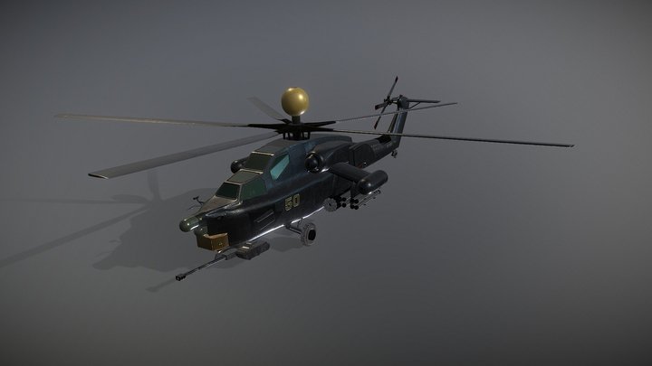 MI-28 3D Model