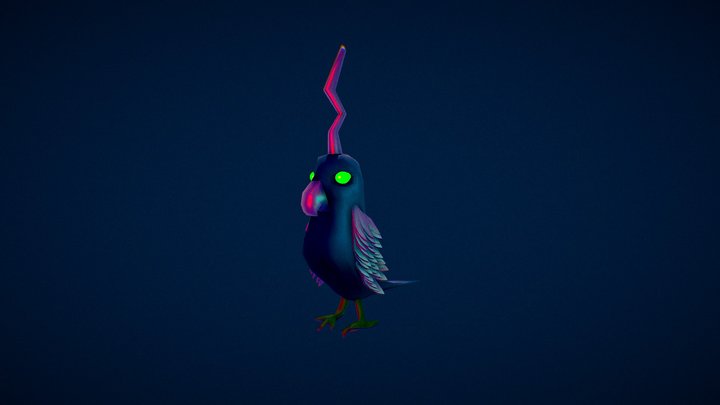 SPOOKY BIRBO 3D Model