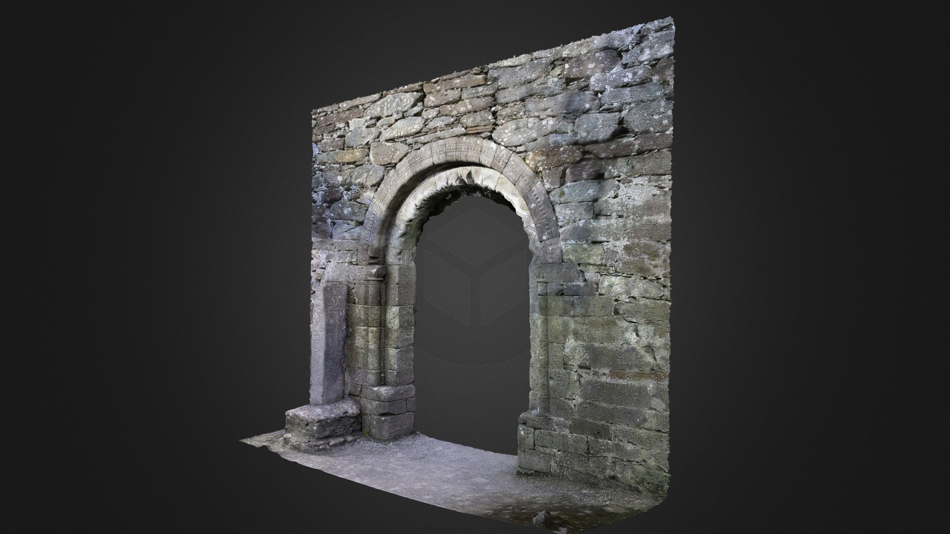 Chancel Arch Kilmalkeader, Co Kerry - 3D model by Dan O' Meara ...