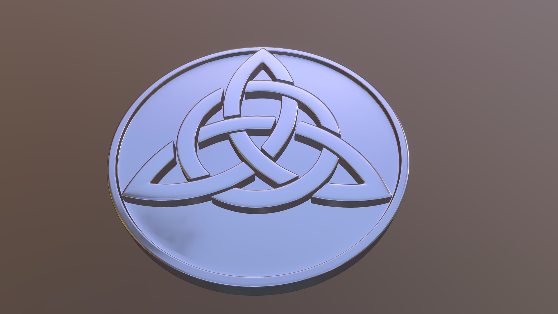 3D model Viking Symbol 2 - This is a 3D model of the Viking Symbol 2. The 3D model is about a logo with a circle in the middle.