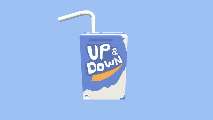 Wheat Milk Box 3D Model