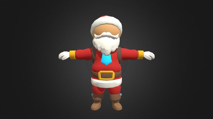 Character low poly 3D Model