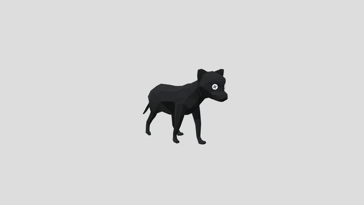 Lowpoly Cat Animations 3D Model