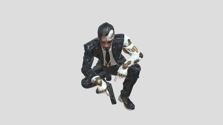 John wick cyberpunk 3D Model