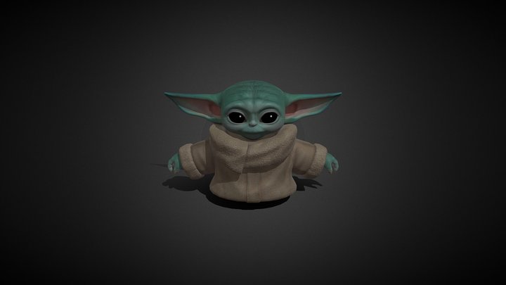 Baby Yoda – Modello 3D gratuito STL