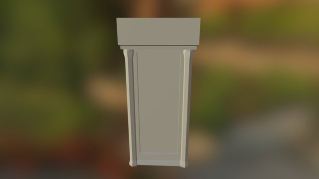 Gothic Lectern 3D Model
