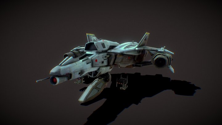 Phantom Sabre jet 3D Model