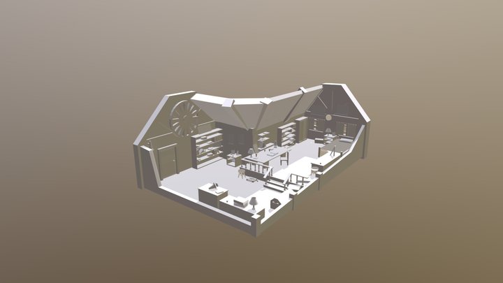 Cenário Interno 3D Model