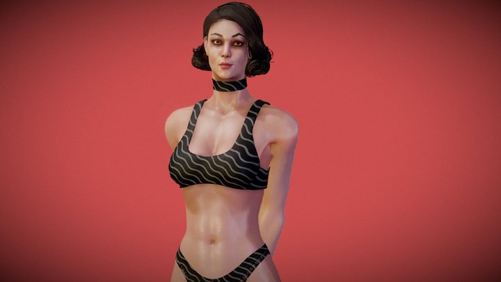 bikini girl 3D Model