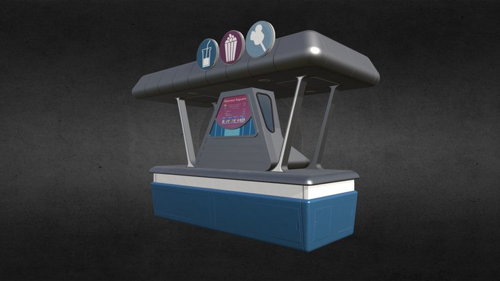 Epcot Center: Future World Popcorn Stand