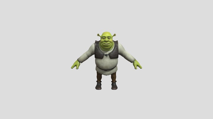 Shrek_walk_cycle 3D Model