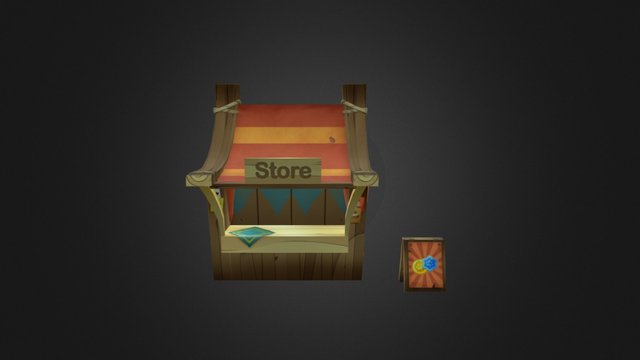 #Buddies Store 3D Model