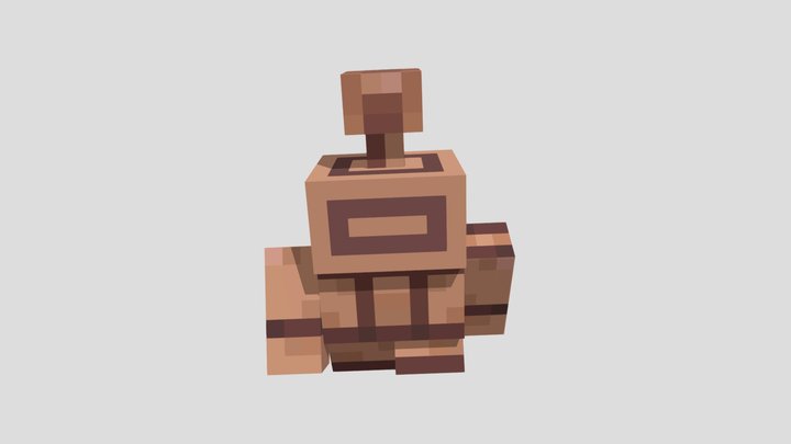 Copper Golem 3D Model