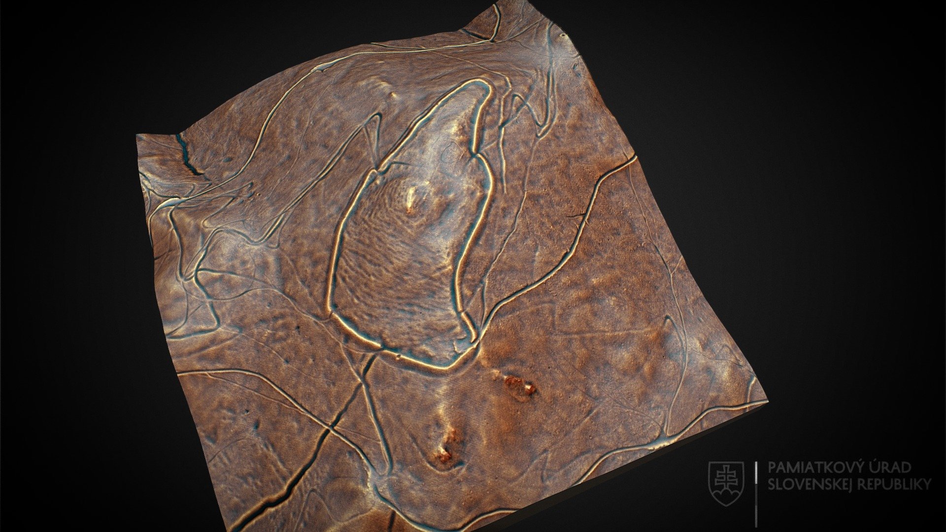 Hradisko Veľký Tribeč - národná kultúr. pamiatka — Sketchfab embed 3D viewer
