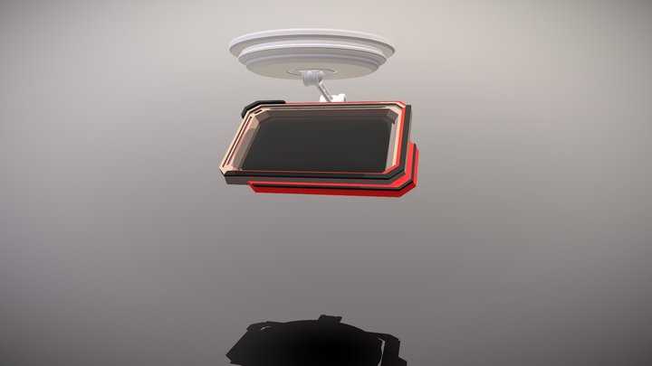 Futuristic TV Prop [ with Animations ] 3D Model