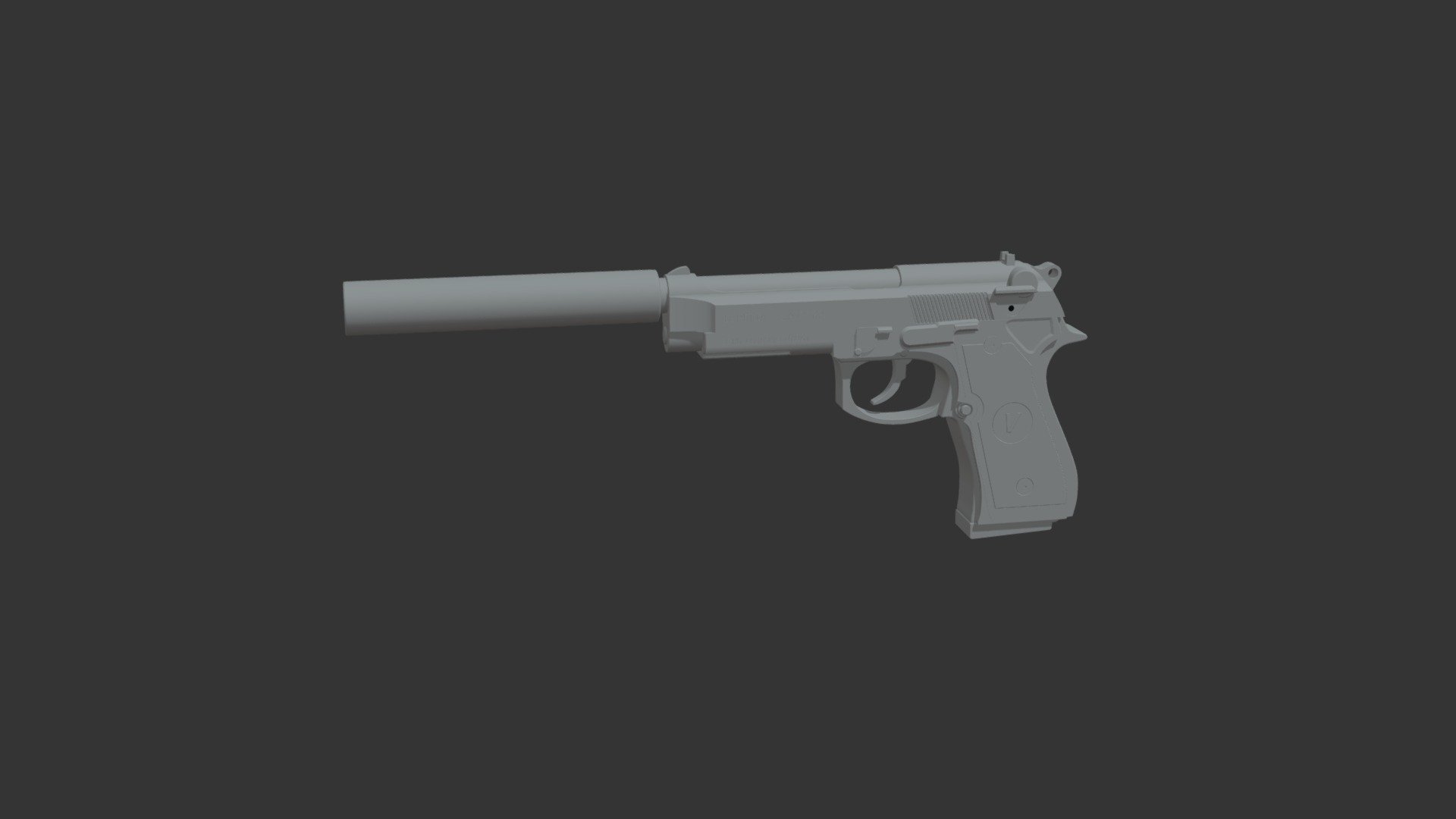 M9 Beretta - 3D model by Dosya (@vicdosya) [f7d1e3d] - Sketchfab