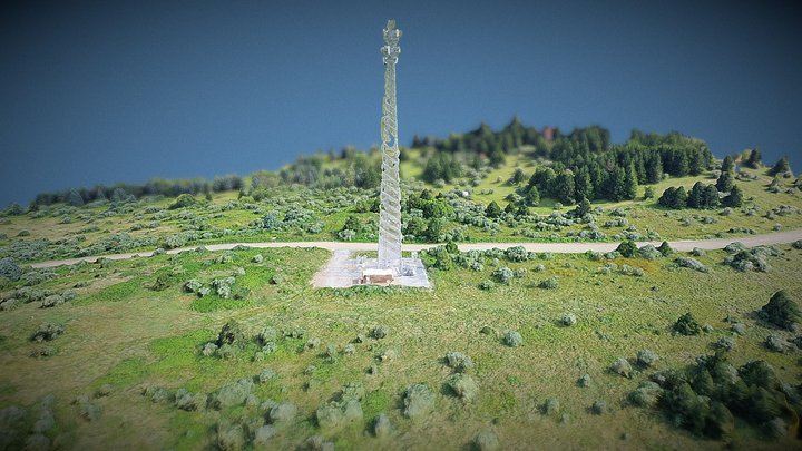 Remote Cell Tower 3D Model