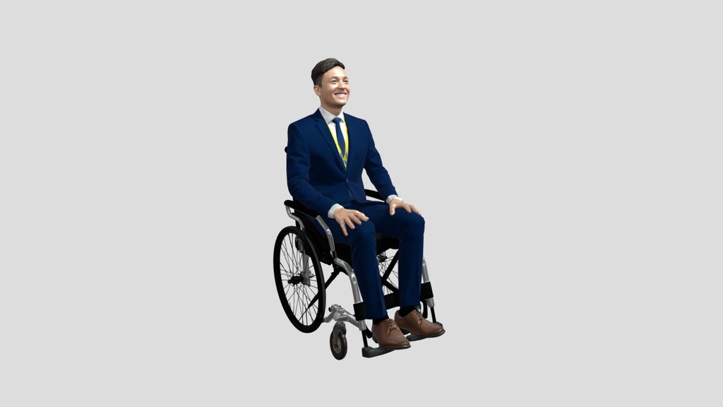 Businessman in a Wheelchair