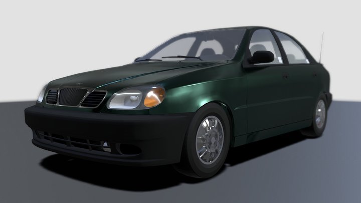 Daewoo Lanos 5-door 3D Model